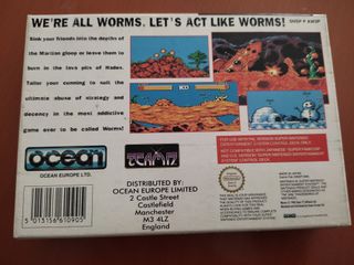 WORMS Super Nintendo SNES PAL UK NUEVO
