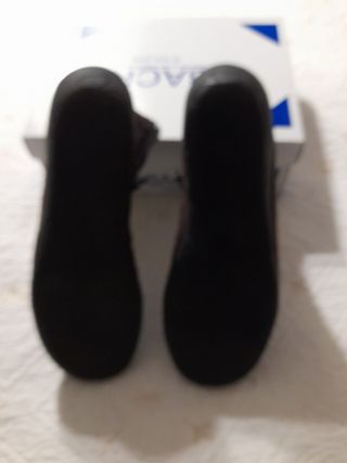 Botines tricolor 