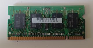 Memoria RAM 1Gb DDR2 667Mhz PC2-5300 Portatil 