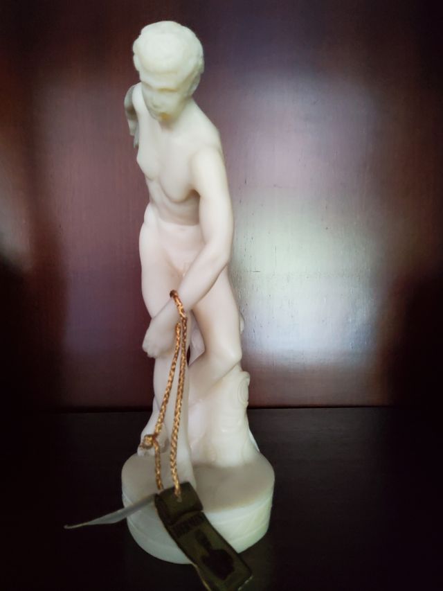 Discobolo alabastro hecha a mano Hermes