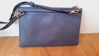 Bandolera azul grisáceo 