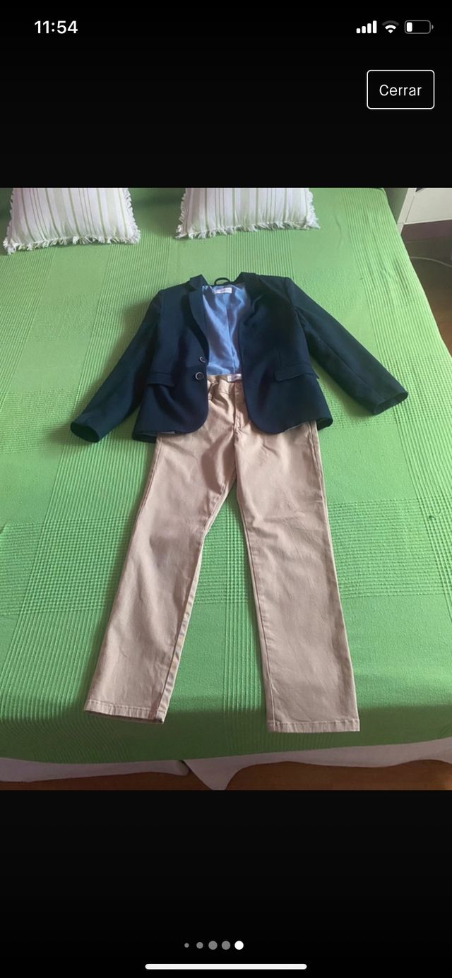 Chaqueta y pantalón chino