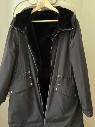 Abrigo anorak reversible