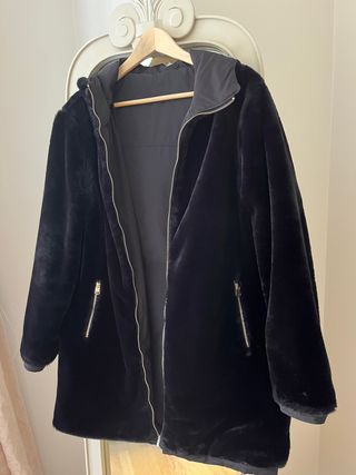 Abrigo anorak reversible