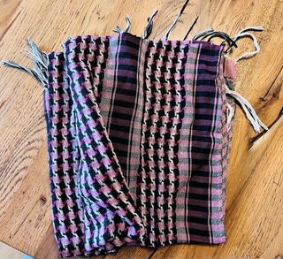 Foulard cotone fucsia