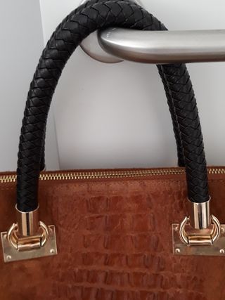 Bolso Piel y Ante