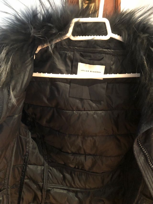 Abrigo Javier Simorra con pelo natural talla 36