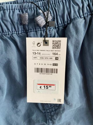 Bermudas Zara niño