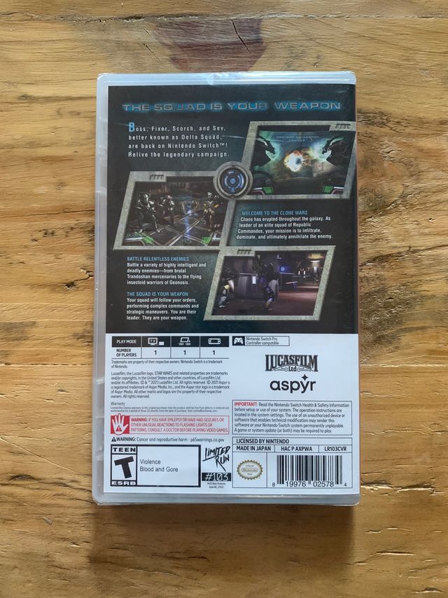 Star Wars Republic Commando SIGILLATO