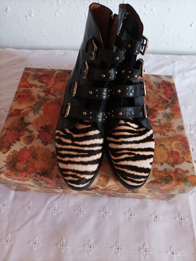 botines de piel corté inglés