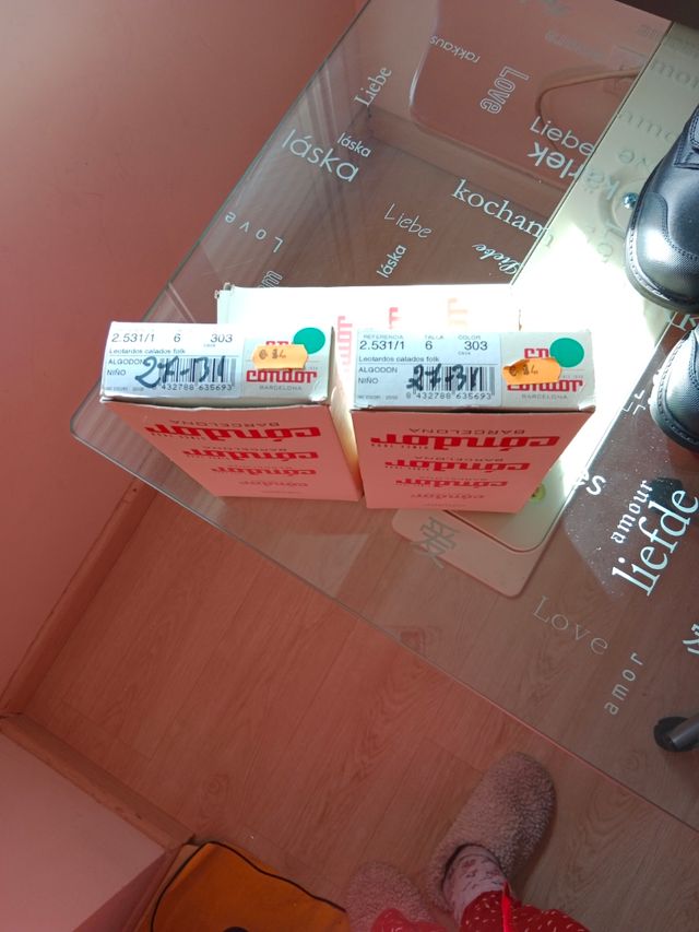 Leotardos o medias fallera talla 6 Cóndo