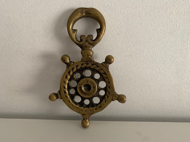 Pisapapeles abre botellas Náutico de bronce