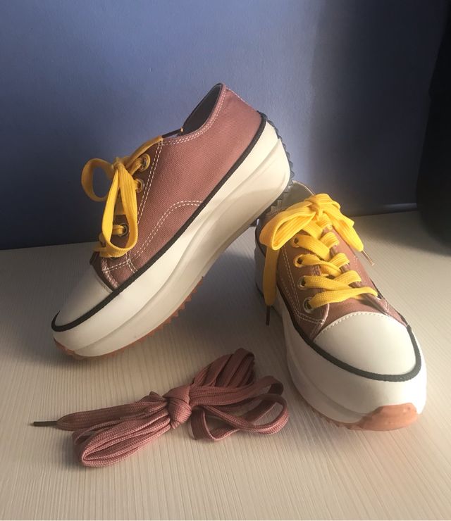 Zapatillas rosa salmón