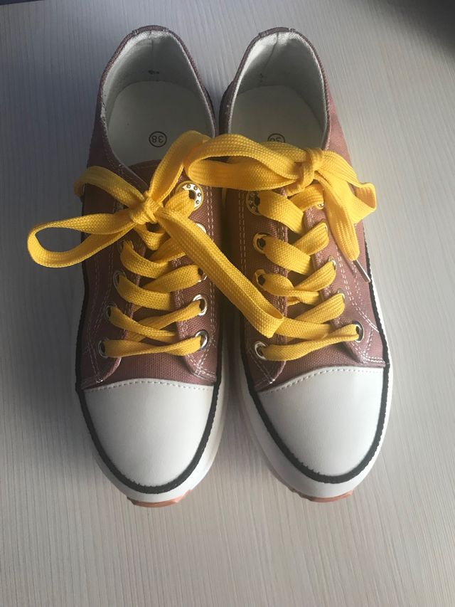 Zapatillas rosa salmón