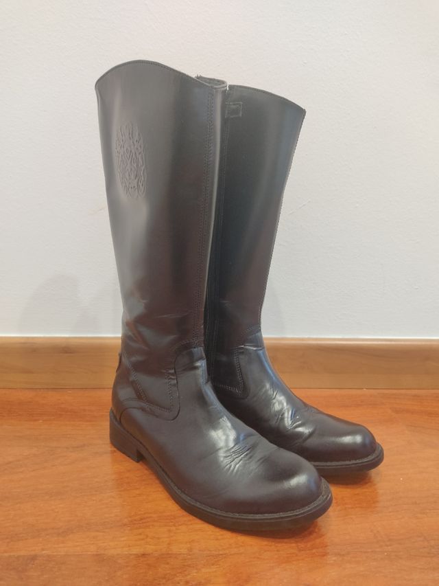 Stivali country in pelle