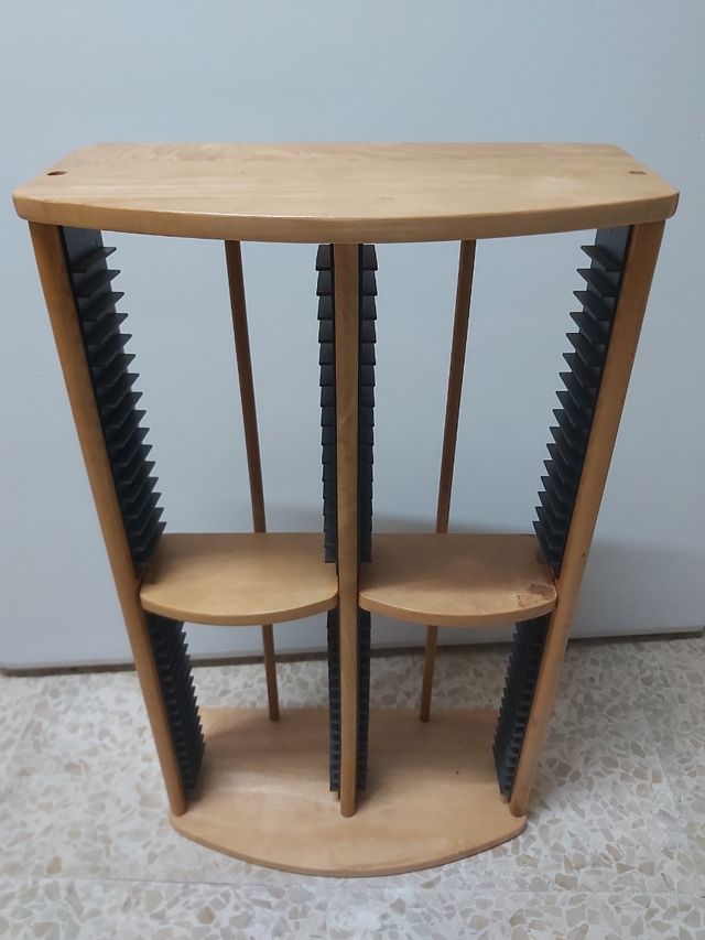 Porta CD/DVD de madera
