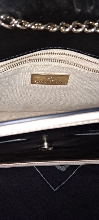 bolso negro de piel purificación garcía