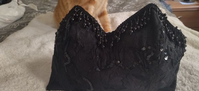 Top Corsé corpiño de fiesta. unico.Vintage.navidad