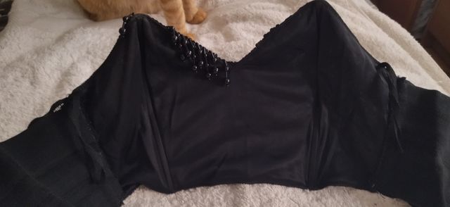 Top Corsé corpiño de fiesta. unico.Vintage.navidad