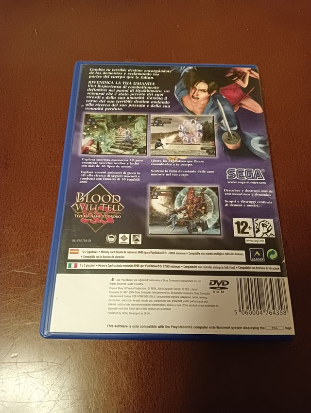 🎮 Blood Will Tell - PlayStation 2 - PS2