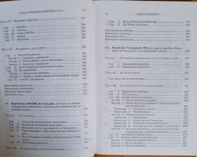 Legislación básica de régimen local. Edit Tecnos