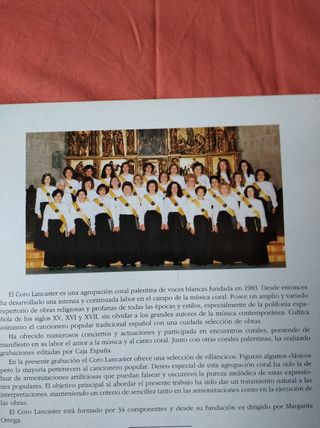 DISCO VINILO VILLANCICOS CORO LANCASTER. PALENCIA