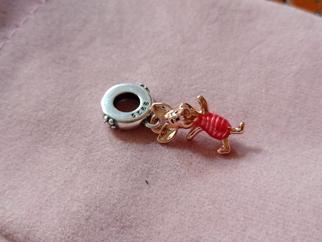 Charm de Piglet "Winnie the Pooh" de plata de ley