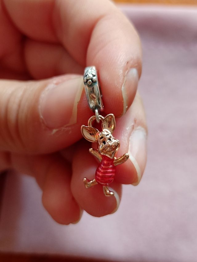 Charm de Piglet "Winnie the Pooh" de plata de ley