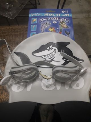 lunettes + casque Set Arena jr