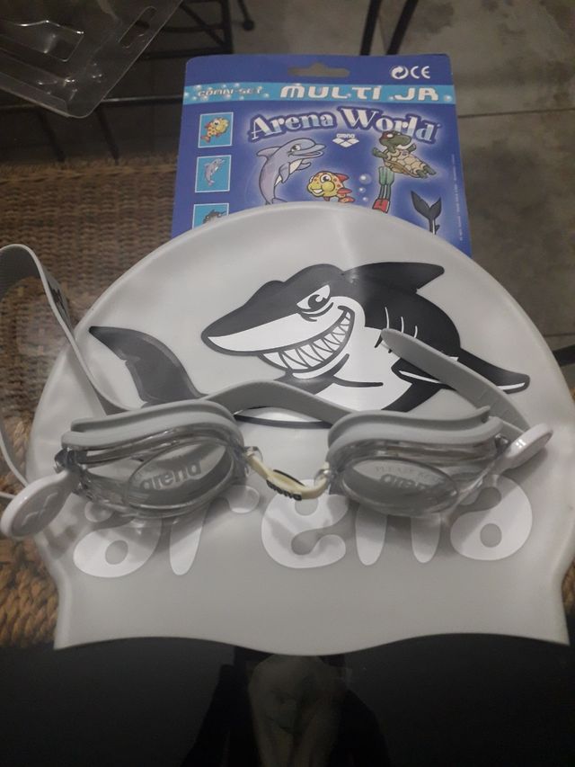 lunettes + casque Set Arena jr