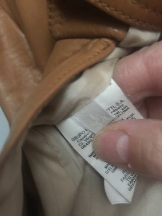 Americana piel Massimo Dutti