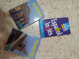 Libros inglés, francés, alemán