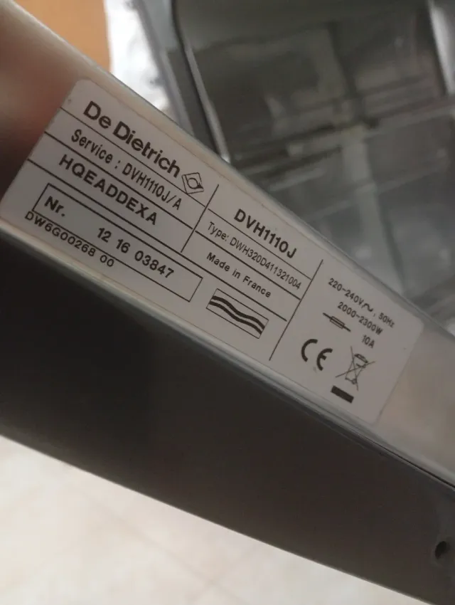 Lavavajillas Dietrich integrable