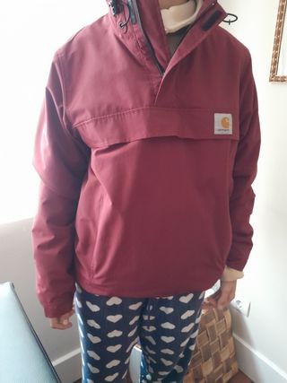 Chaqueta abrigo Carhartt granate