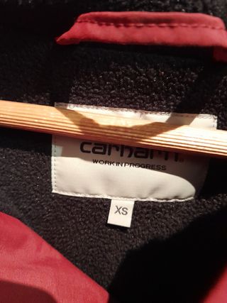 Chaqueta abrigo Carhartt granate