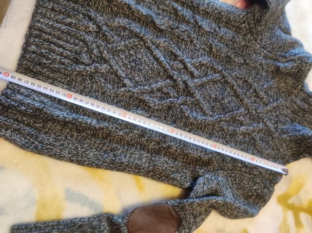 Jersey cuello alto gris. XL. Pilar Prieto