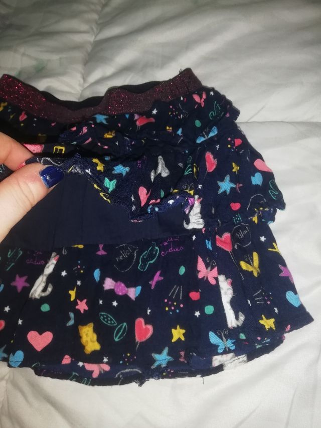 Falda niña 4-5 años Sfera