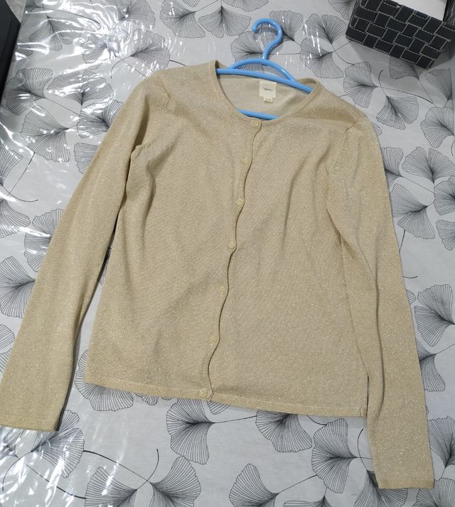 Chaqueta de niña dorada Sfera 