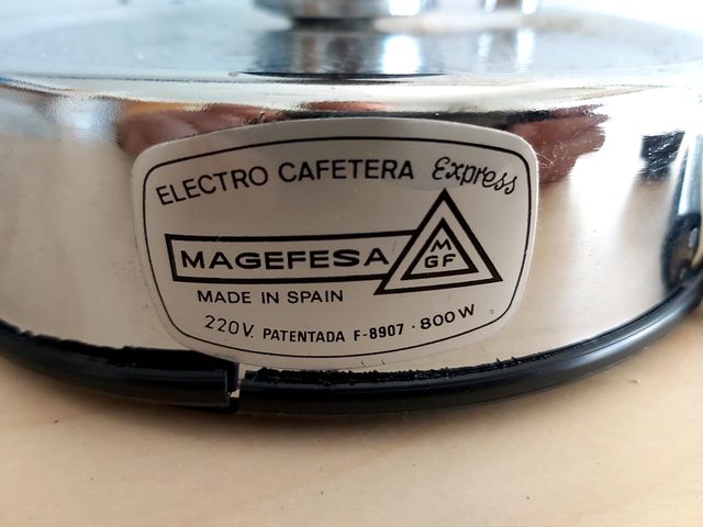 Electro Cafetera MAGEFESA Años 60