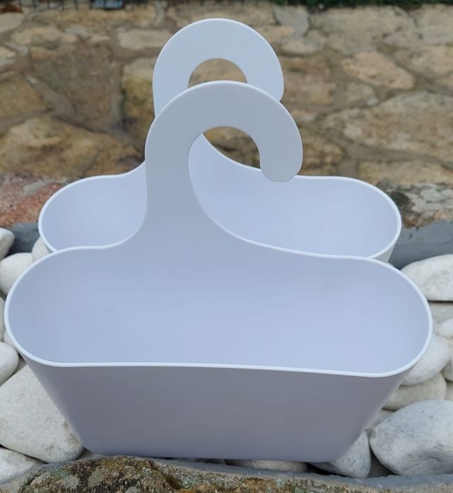 Cuelga esponjas, champús, etc...portátil para baño