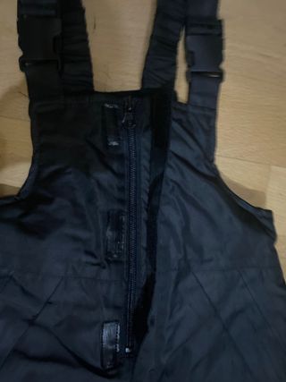 Peto esquiar niño negro talla 98/104 cm