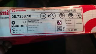 discos de frenos brembo 