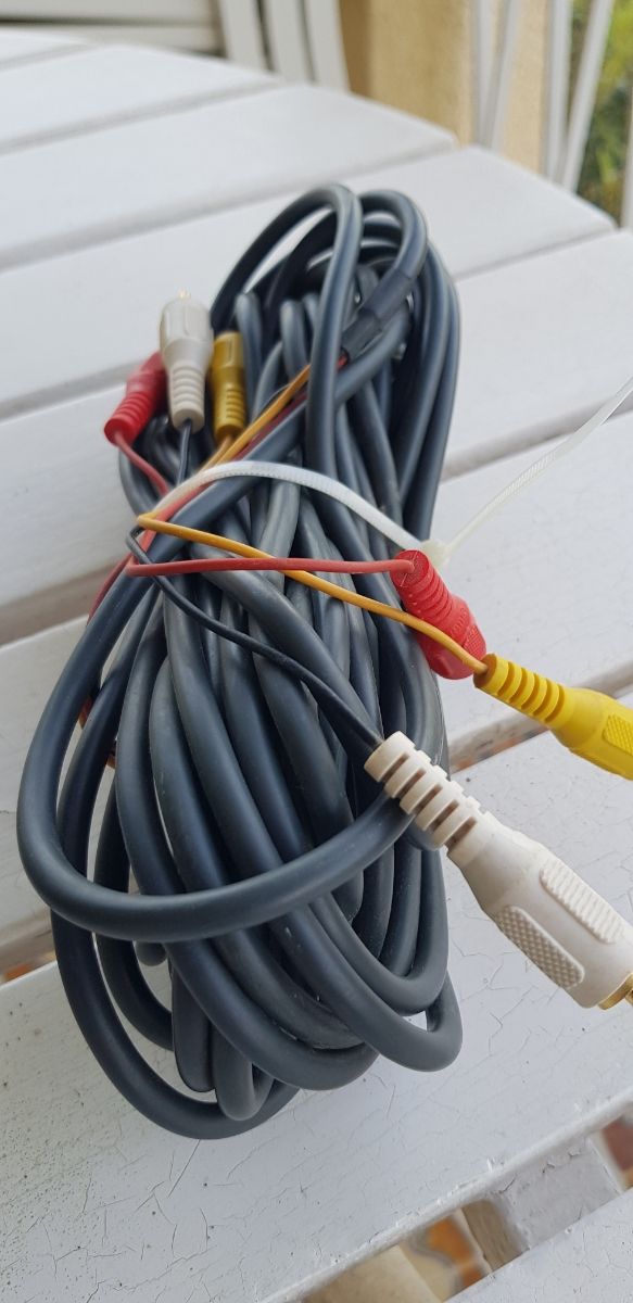 Cable Audio RCA y video