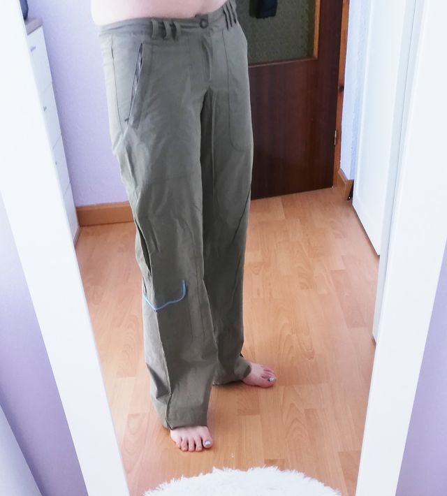 Pantalon largo verde camuflaje