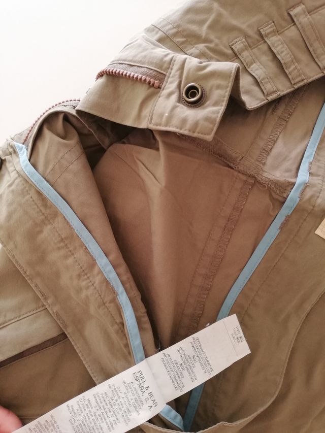 Pantalon largo verde camuflaje