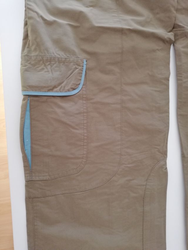 Pantalon largo verde camuflaje