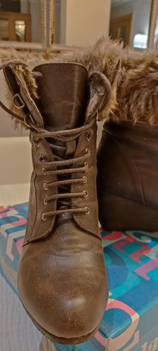 botines marrones