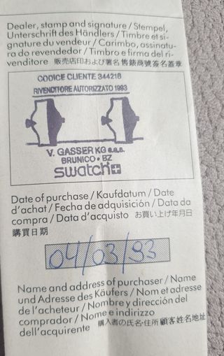 Swatch Baiser D'Antan GB 148