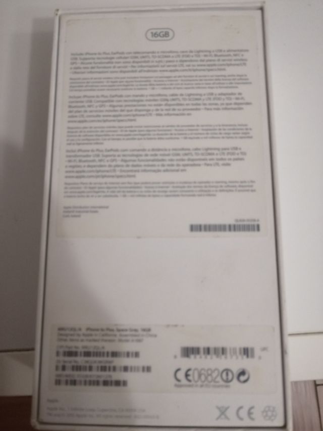 Scatola iPhone 6 plus