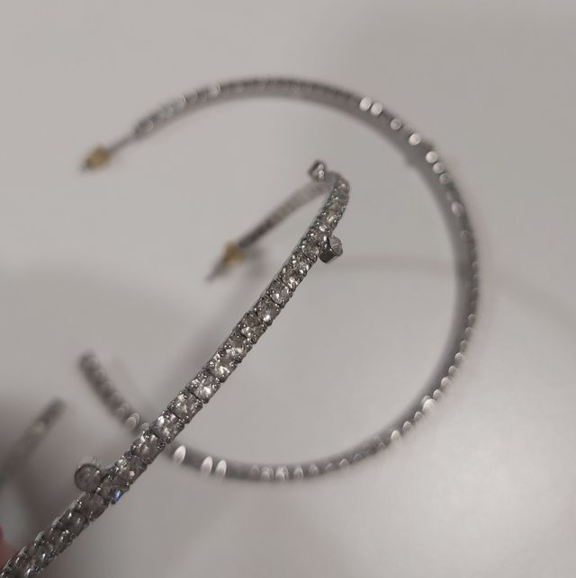 Pendientes de fiesta. Aros